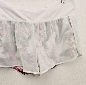 Fabletics Renate overlay shorts w/mesh  size M